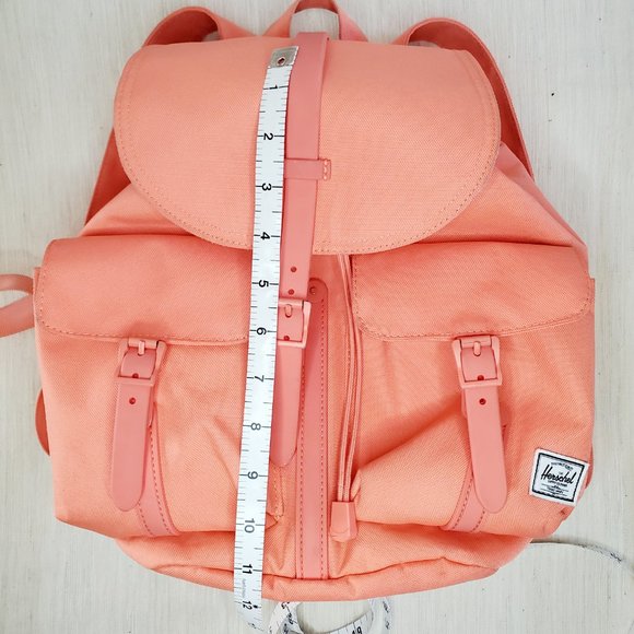 Herschel Supply Co.| Dawson Extra Small 13" Coral Peach Backpack Travel Bag - Picture 12 of 13